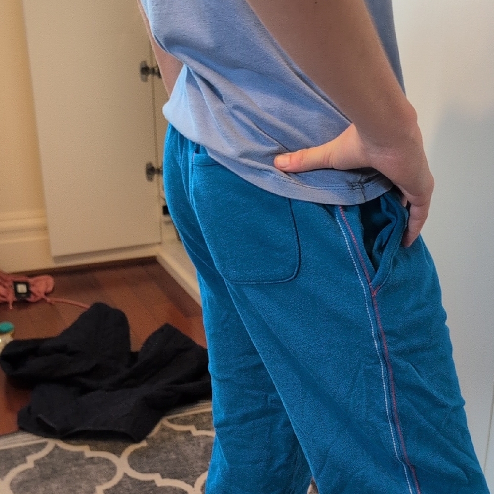 Boden Kid's Vibrant Blue Joggers - Picture 3 of 6